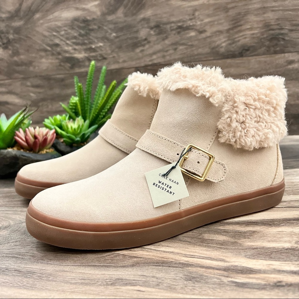 NIB Cole Haan Nantucket Cozy Ankle Boots Bootie - Picture 6 of 14